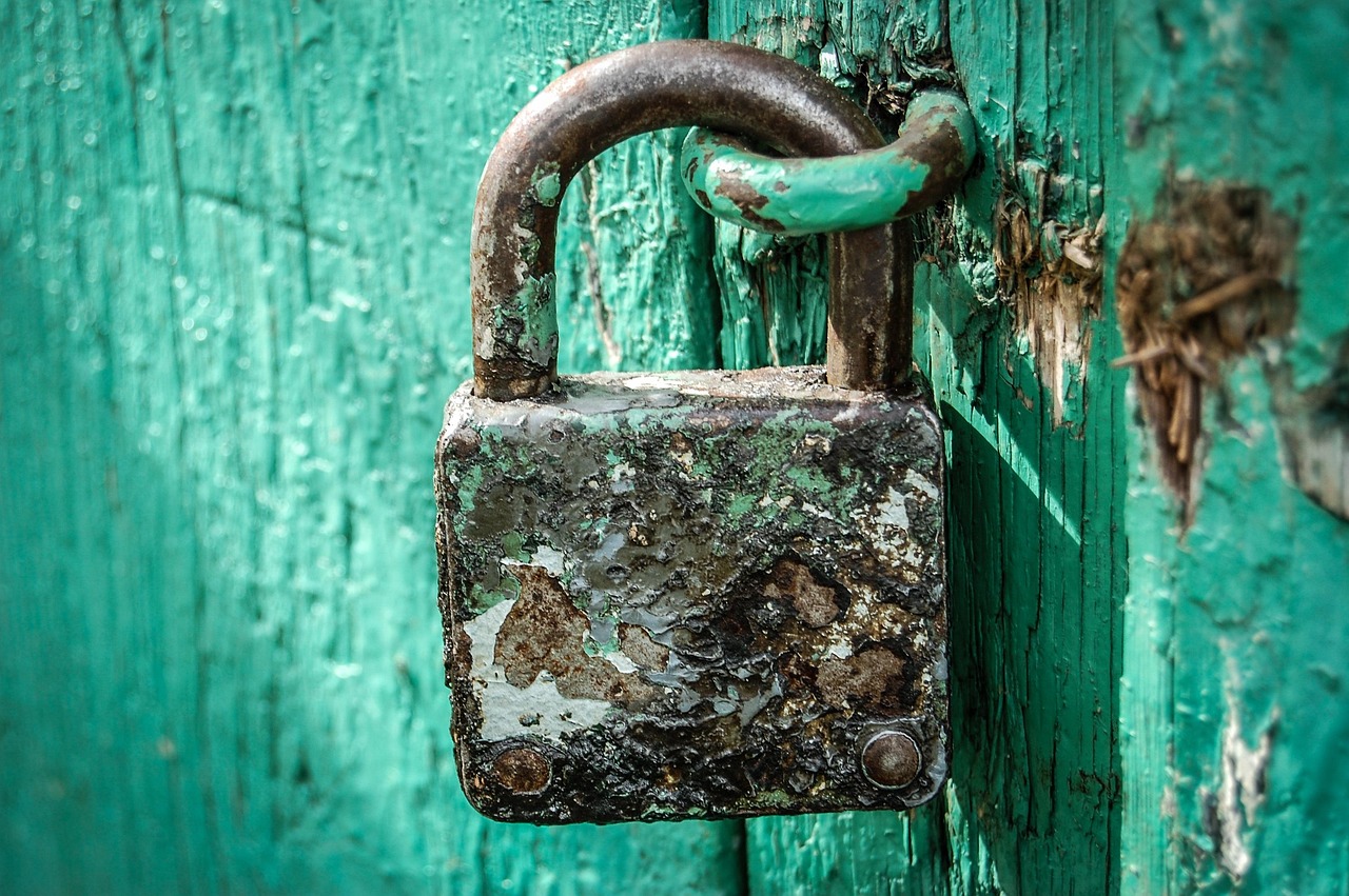 Padlock symbolising a secure official download
